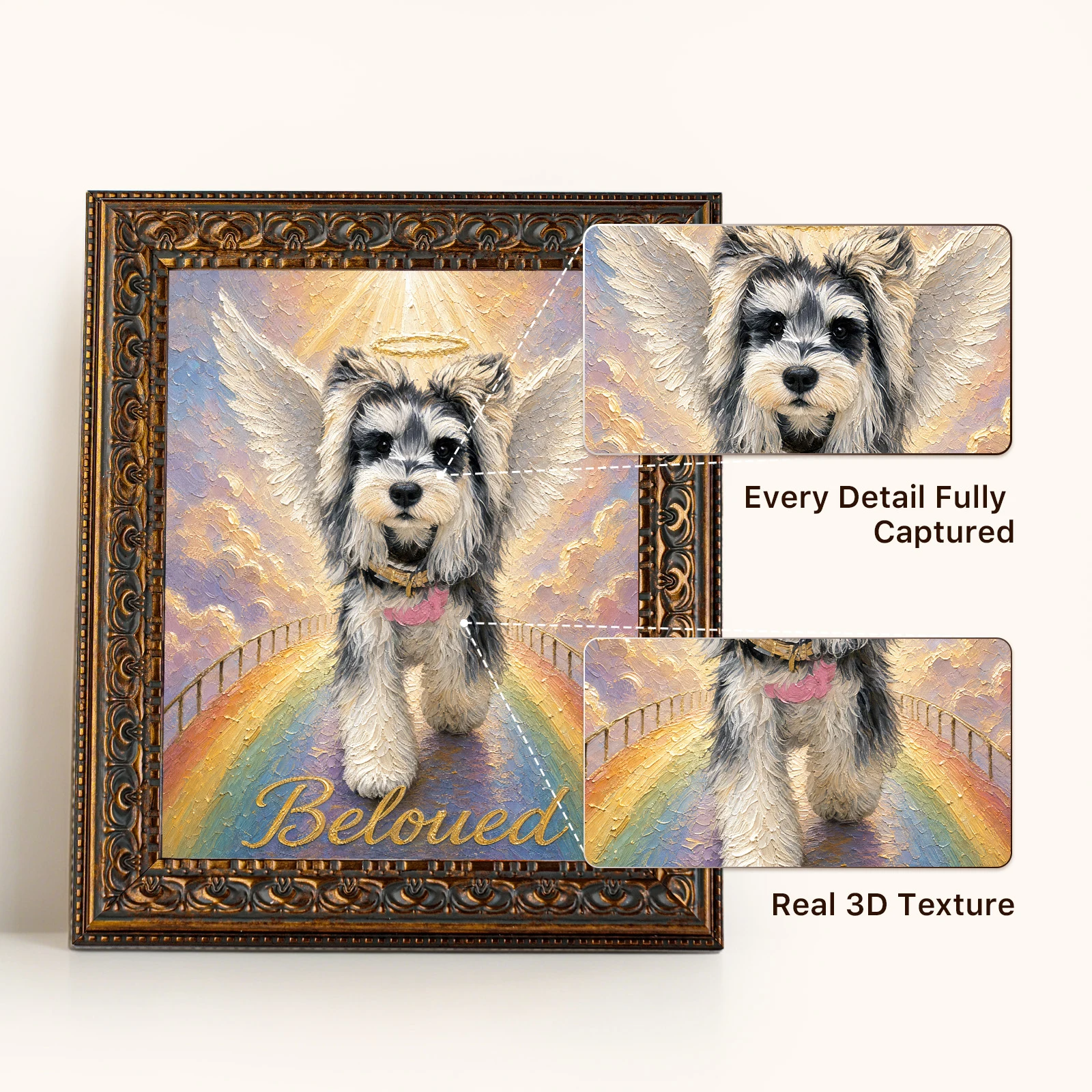 Memorial Pet Portrait Frame preview 2
