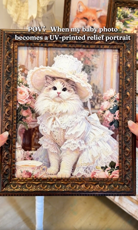Custom 3D Embossed Photo Frame