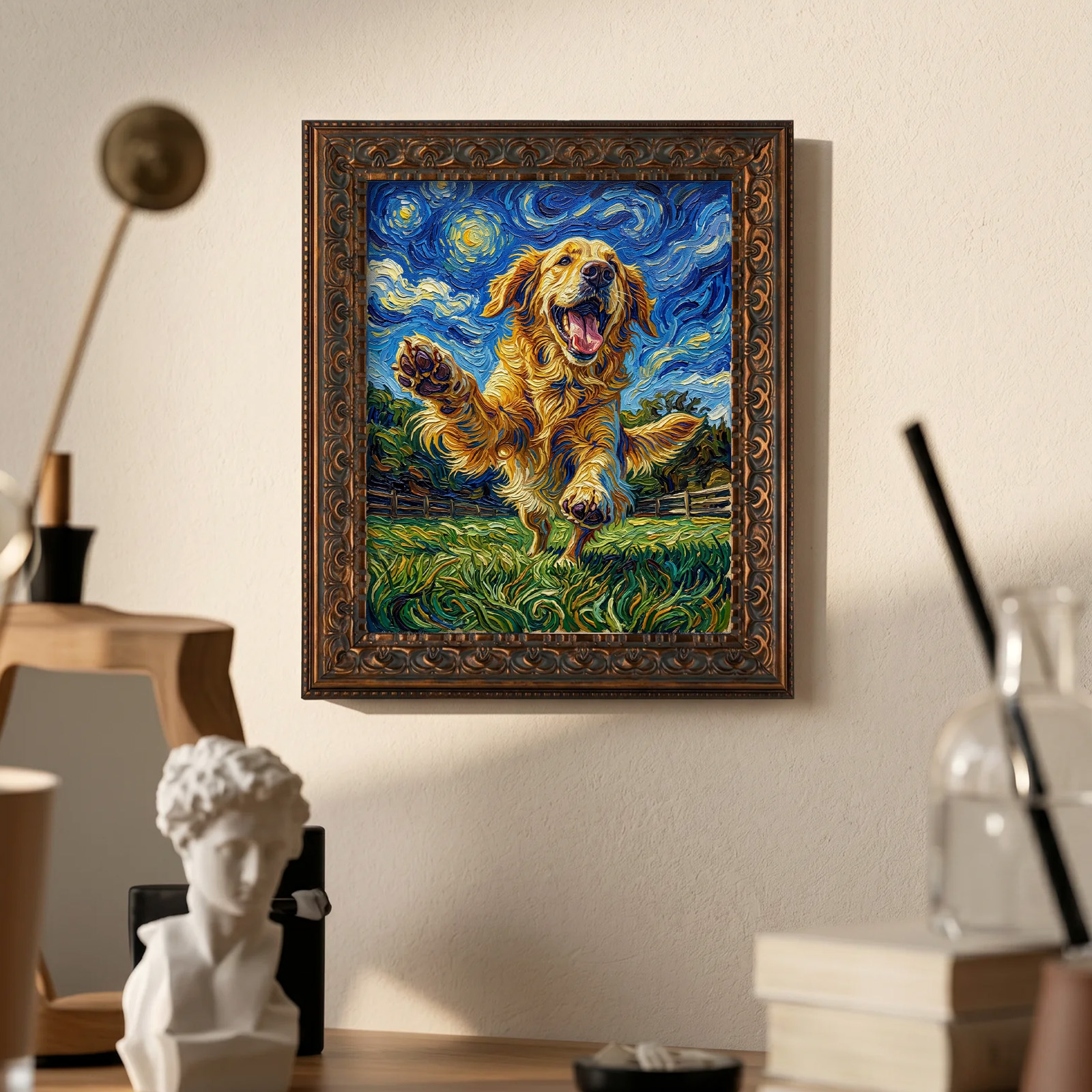 Van Gogh Pet Portrait preview 4