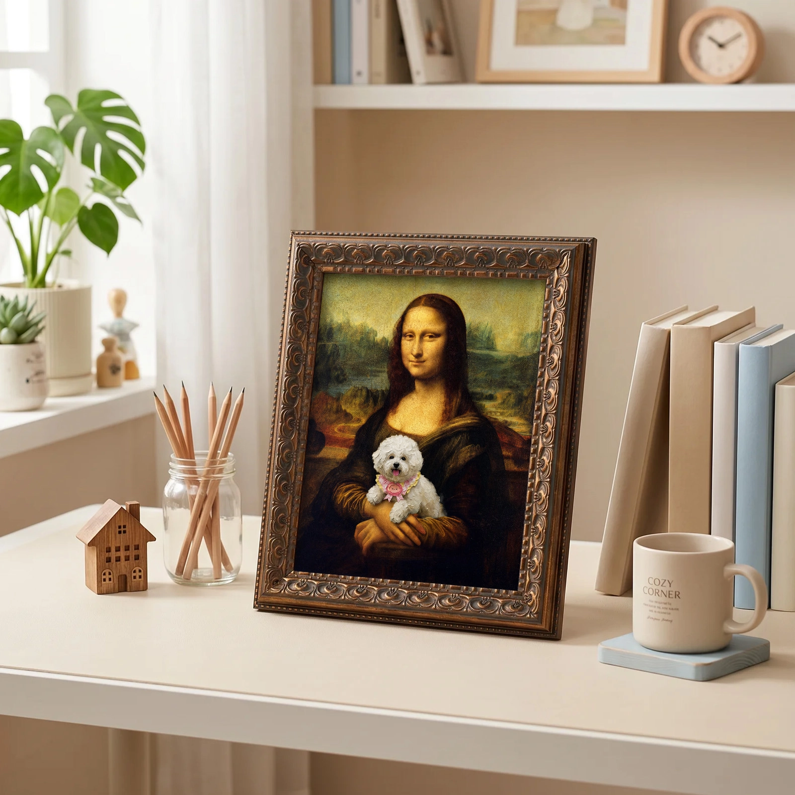 Mona Lisa Pet Portrait preview 3