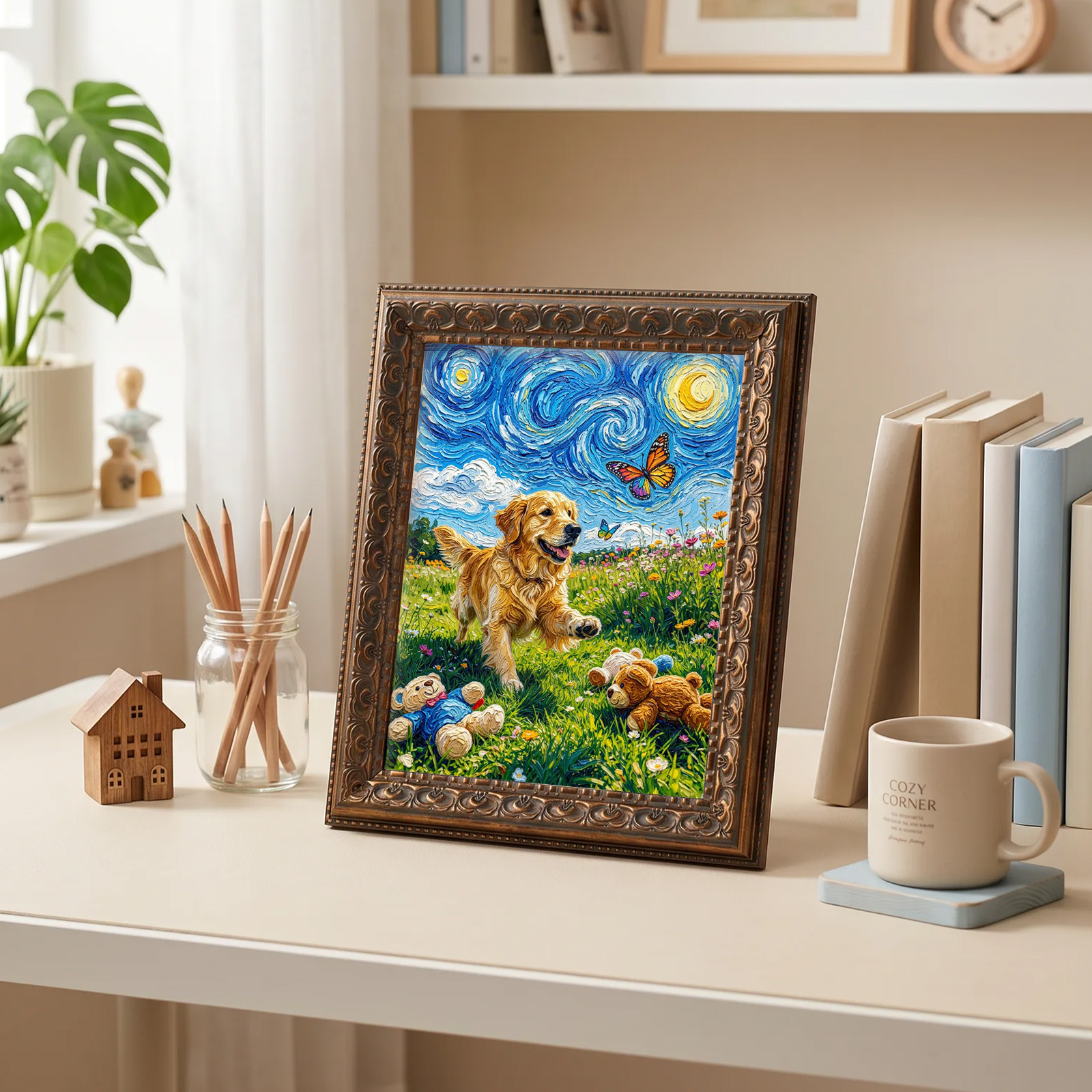 Van Gogh Pet Portrait preview 3