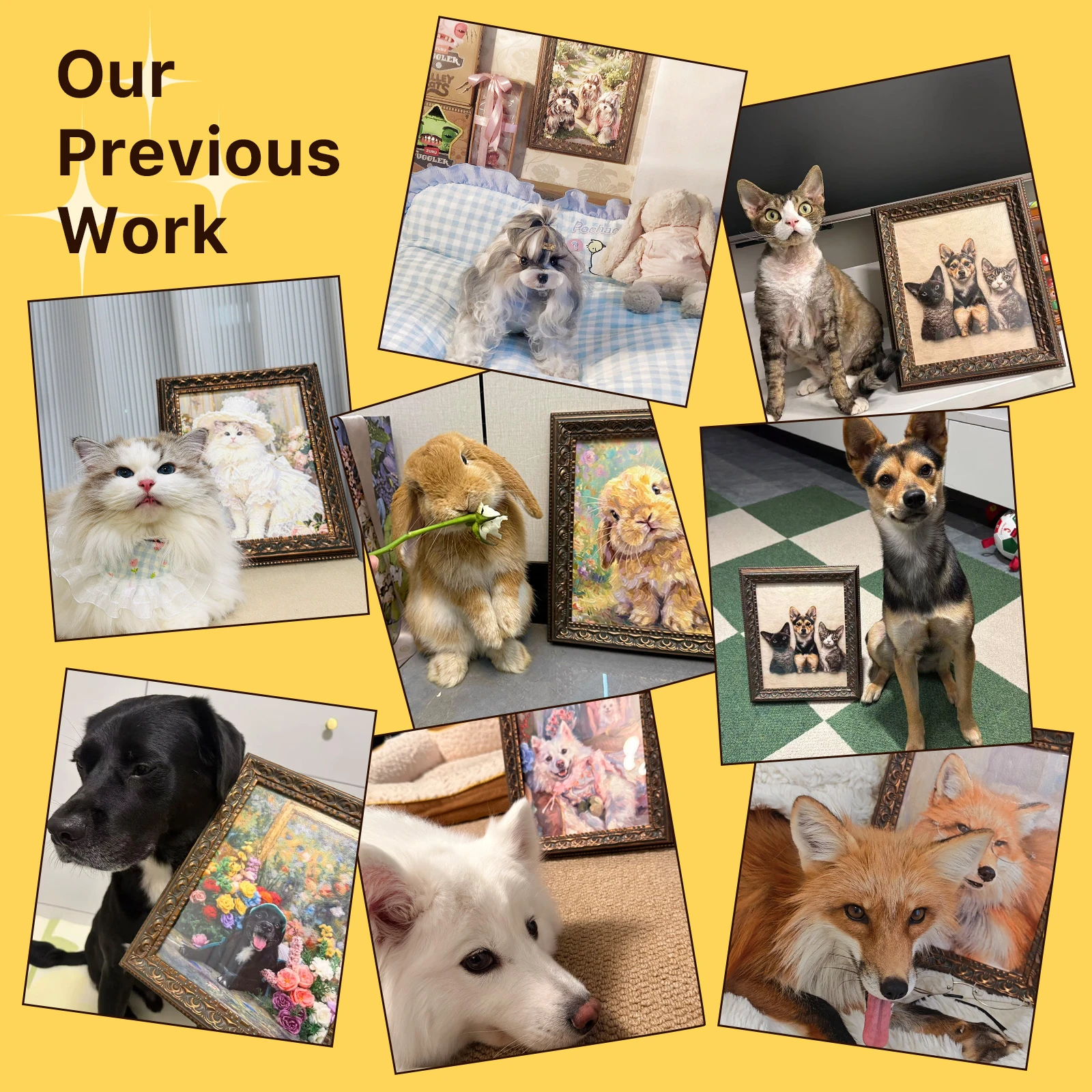 Pet Wool Art Portrait preview 7