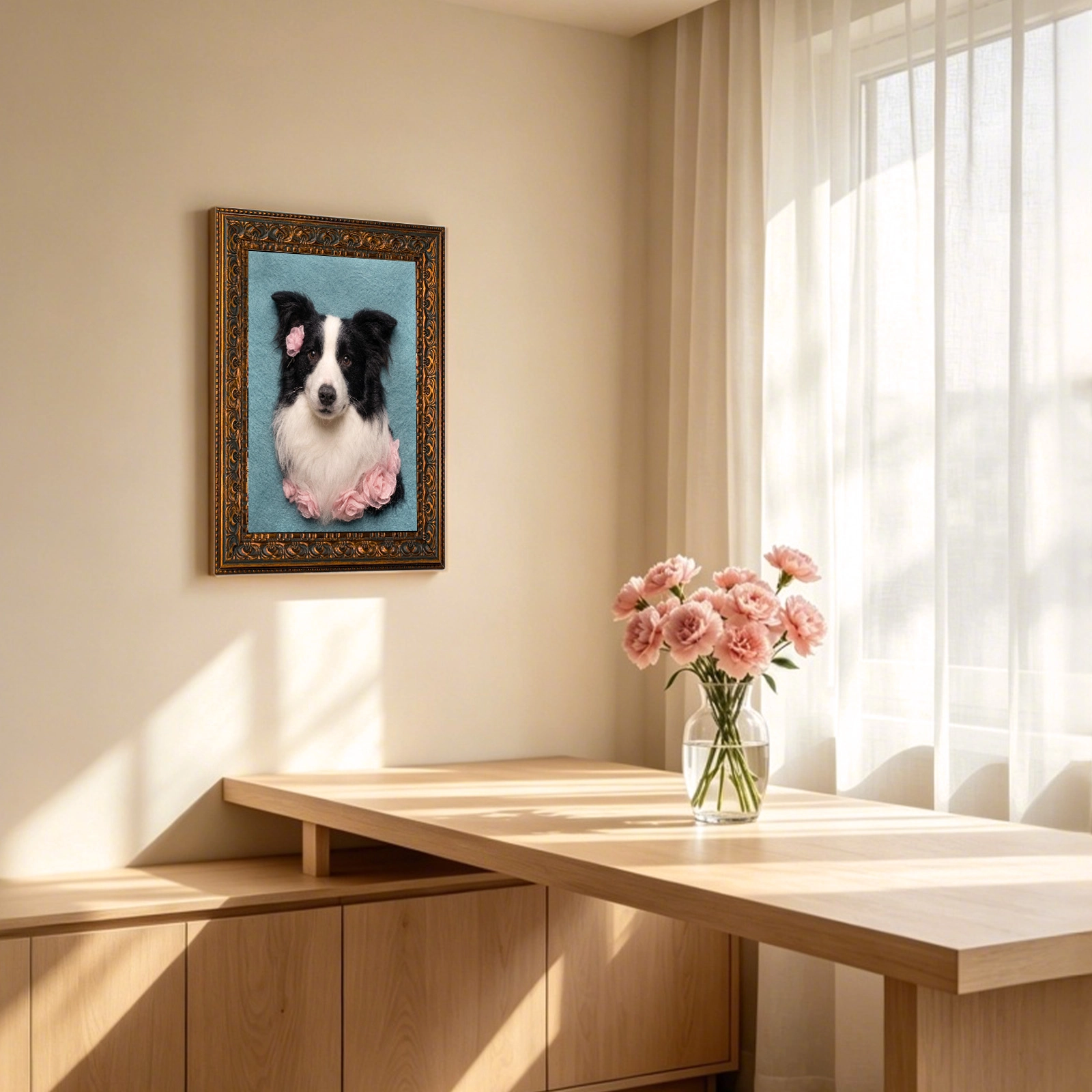 Pet Wool Art Portrait preview 5