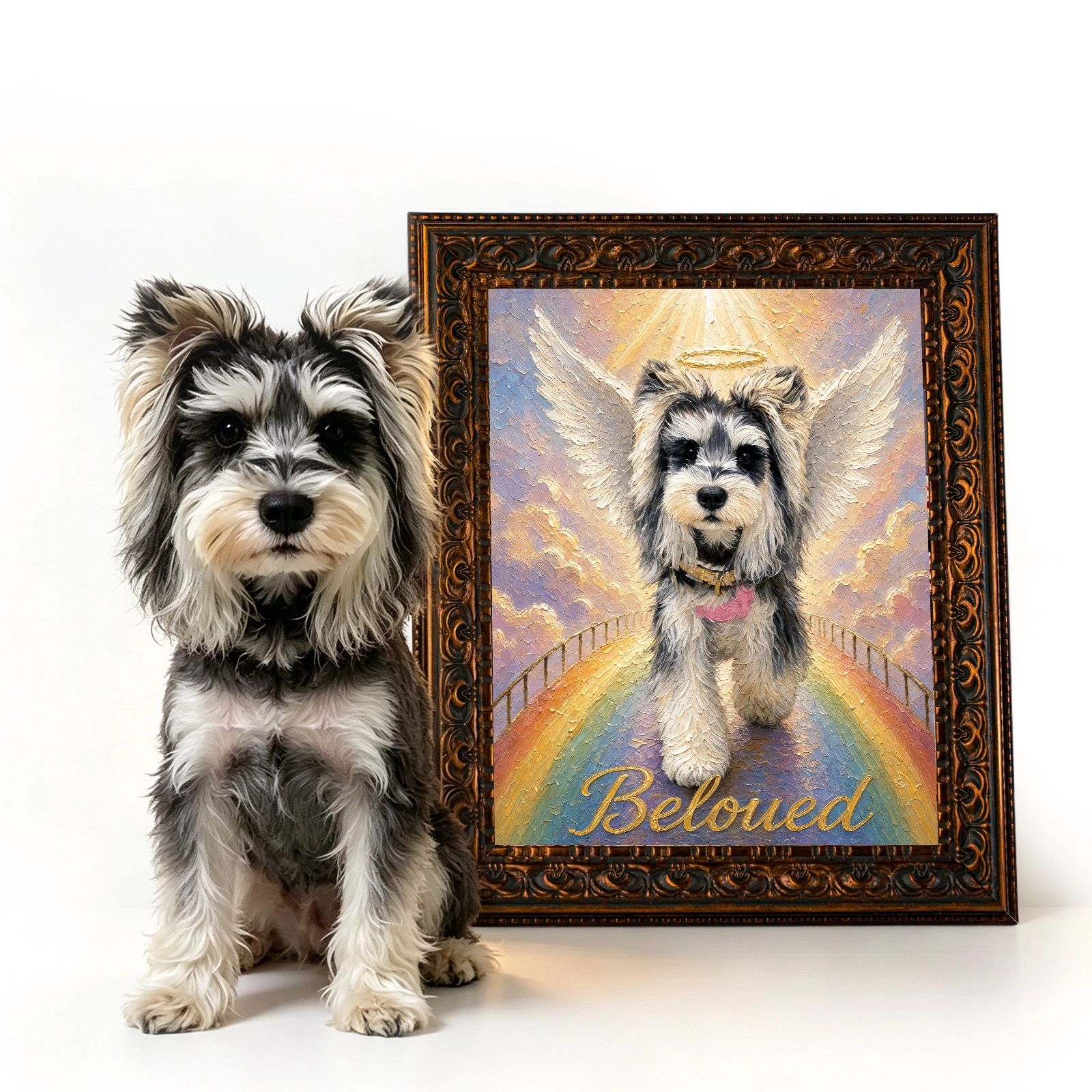 Memorial Pet Portrait Frame preview 1