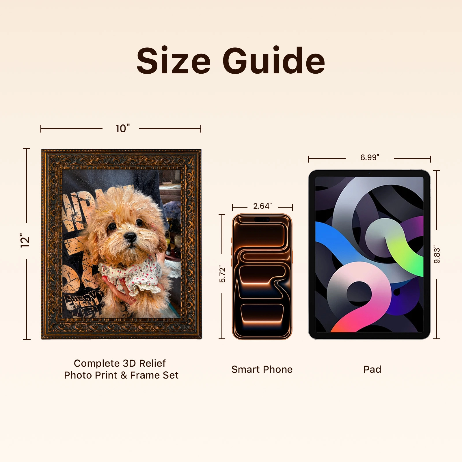 Impasto Pet Portrait Frame preview 8