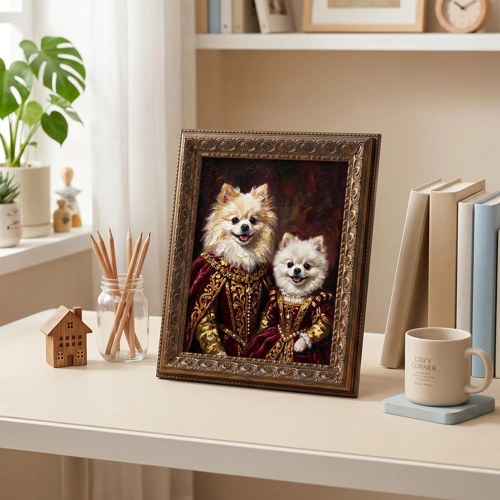 Renaissance Royal Pet Portrait preview 3